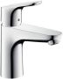 HANS GROHE Hansgrohe Focus 100 CoolStart 1 greeps wastafelmengkraan met waste en flexibele aansluitslangen chroom - Thumbnail 1