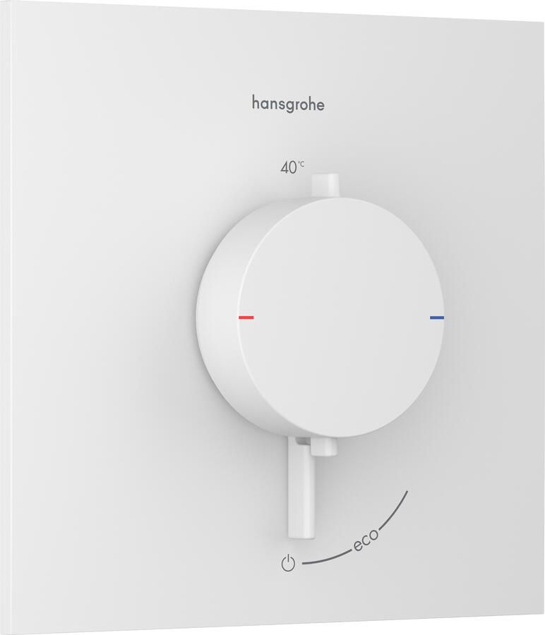 Hansgrohe Afbouwdeel Ecostat Comfort E Inbouwthermostaat Voor 1 Functie Mat Wit