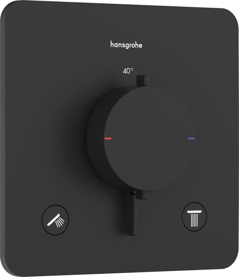Hansgrohe Afbouwdeel Ecostat Comfort Q Inbouwthermostaat Voor 2 Functies Mat Zwart