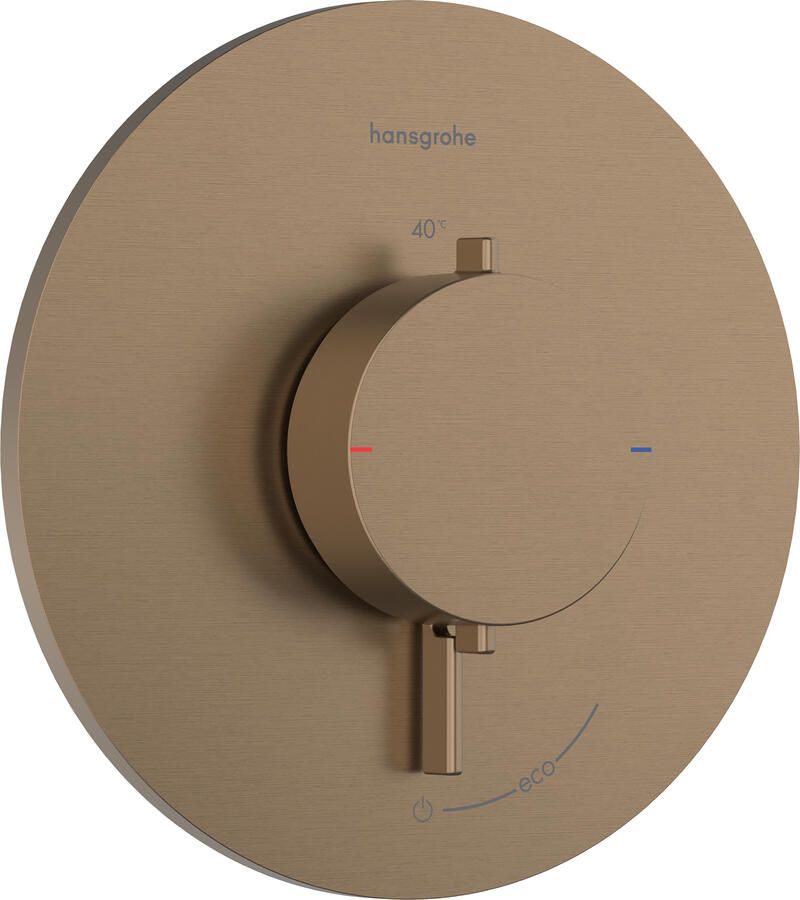Hansgrohe Afbouwdeel Ecostat Comfort S Inbouwthermostaat Voor 1 Functies Brushed Bronze