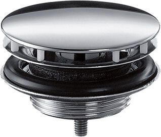 HANS GROHE HansGrohe afvoergarnituur niet afsluitbaar voor wastafels zonder overloop G1 1 4 chroom