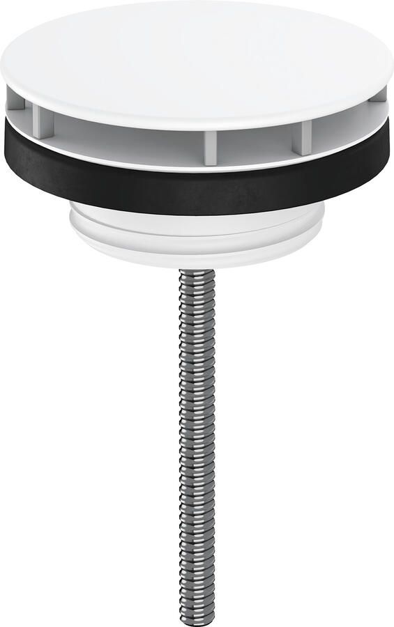Hansgrohe Universeel afvoerplug voor wastafel bidet mat wit 50001700