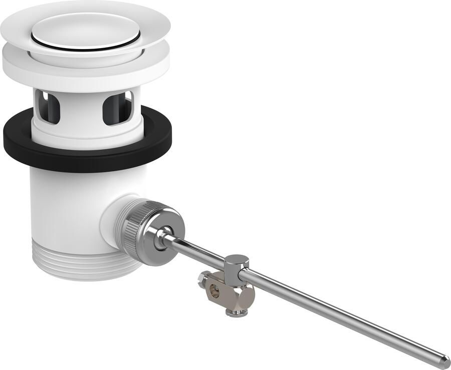 Hansgrohe afvoergarnituur pop-up voor wastafel- en bidetmengkranen mat wit