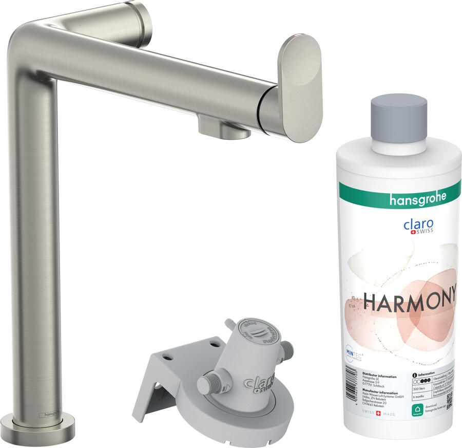 Hansgrohe Aqittura filtersystem 240 starterset stainless steel finish 76802800