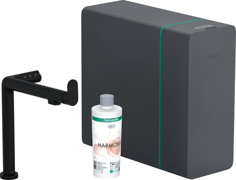 Hansgrohe Aqittura M91 Soda systeem 240 1jet mat zwart