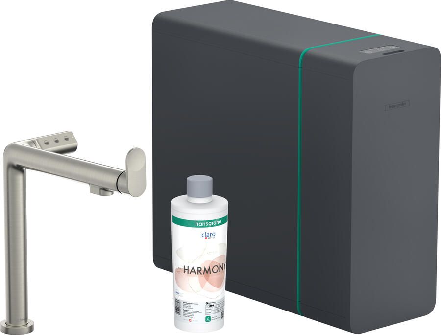 Hansgrohe Aqittura M91 Soda systeem 240 1jet rvs look