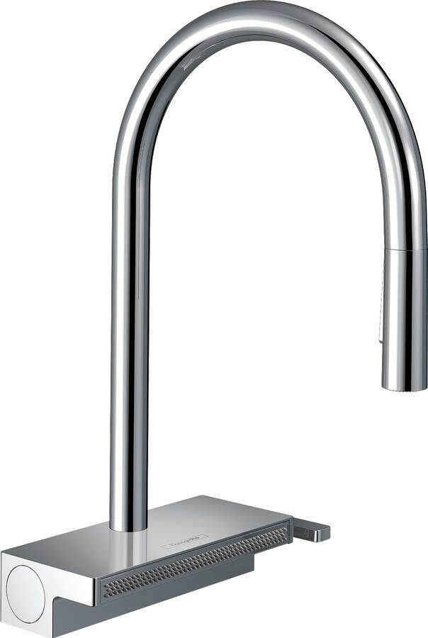 Hansgrohe Aquno Select M81 ééngreeps keukenkraan 170 uittrekbare vuistdouche 3jet sBox chroom