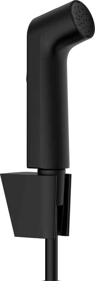 Hansgrohe bidethanddouche 1jet EcoSmart met Porter S douchehouder en doucheslang 125 cm mat zwart