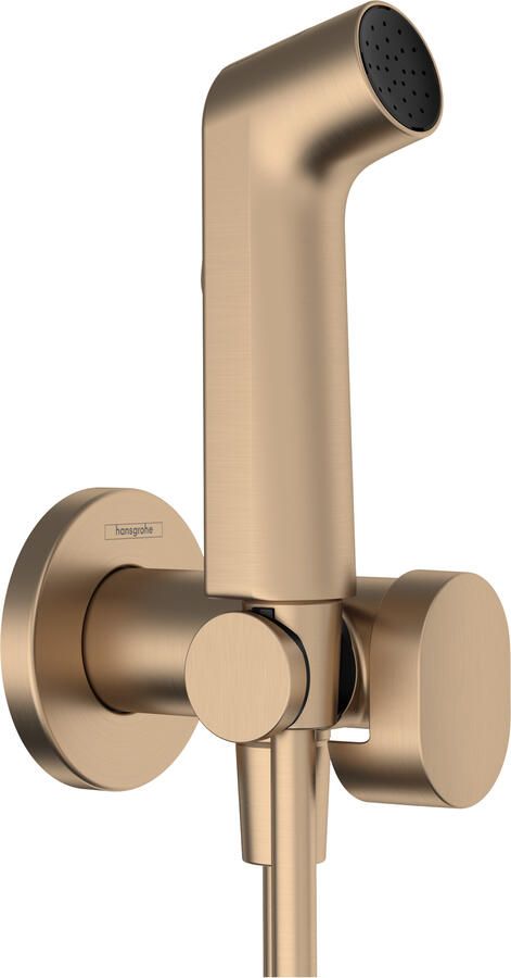 Hansgrohe bidethanddouche 1jet EcoSmart voor warm water met douchehouder en doucheslang 125 cm Brushed Bronze