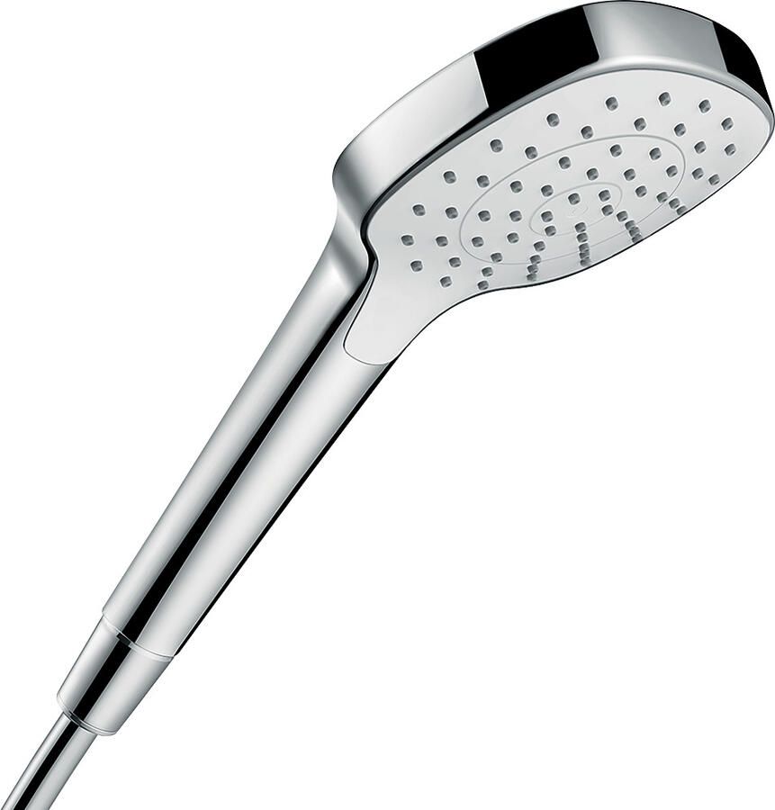 Hansgrohe Croma Select E handdouche 1jet EcoSmart Green 1 2 xØ11cm met rain regenstraal (7L min) wit chroom 26816400