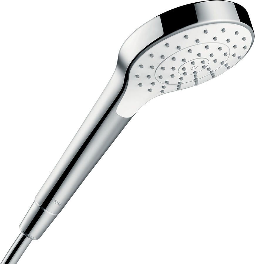 Hansgrohe Croma Select S handdouche 1jet EcoSmart 1 2 xØ11cm met rain regenstraal (9L min) wit chroom 26805400