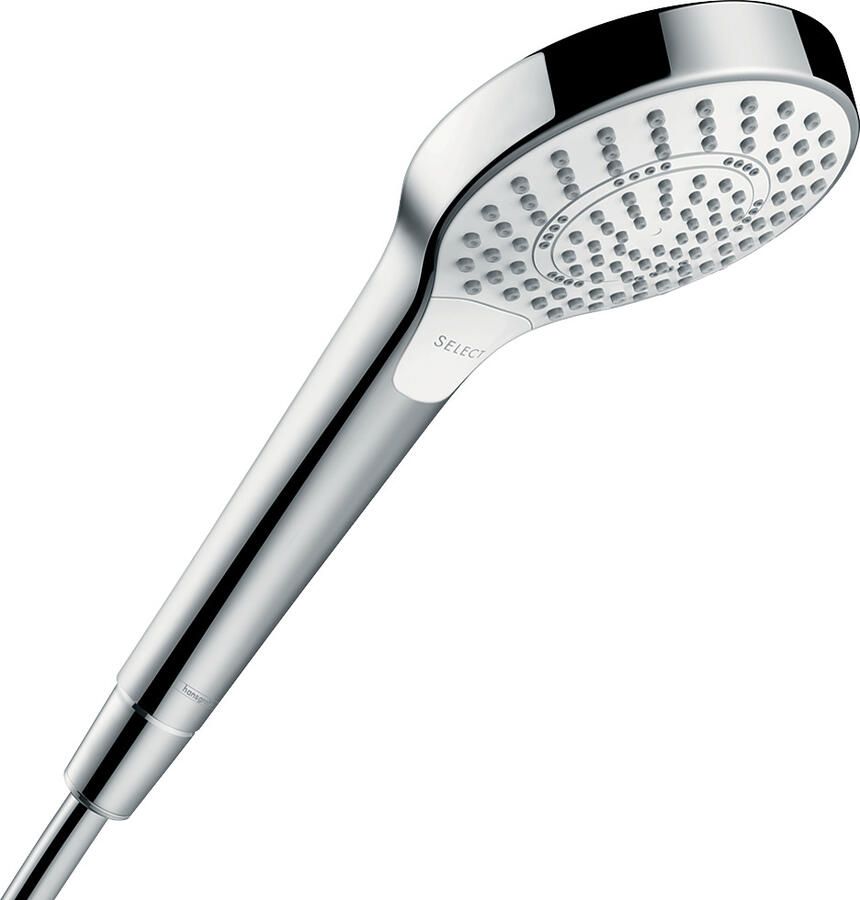 Hansgrohe Croma Select S handdouche Multi EcoSmart 1 2 xØ11cm met soft rain intense rain en massagestraal wit chroom 26801400