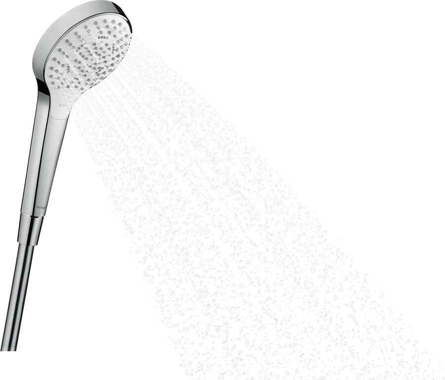 Hansgrohe Croma Select S handdouche Multi 1 2 xØ11cm met soft rain intense rain en massagestraal wit chroom 26800400