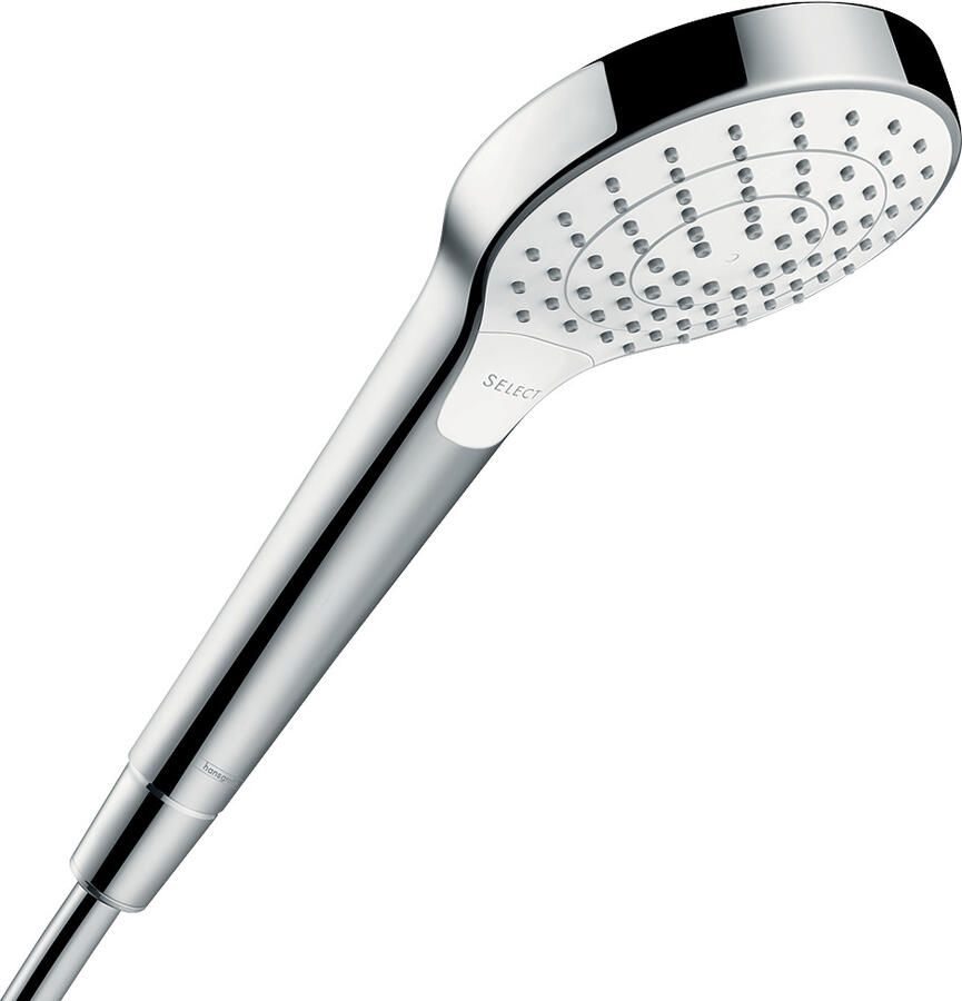 Hansgrohe Croma Select S handdouche Vario EcoSmart 1 2 xØ11cm met rain turbo rain en intense rain regenstraal wit chroom 26803400