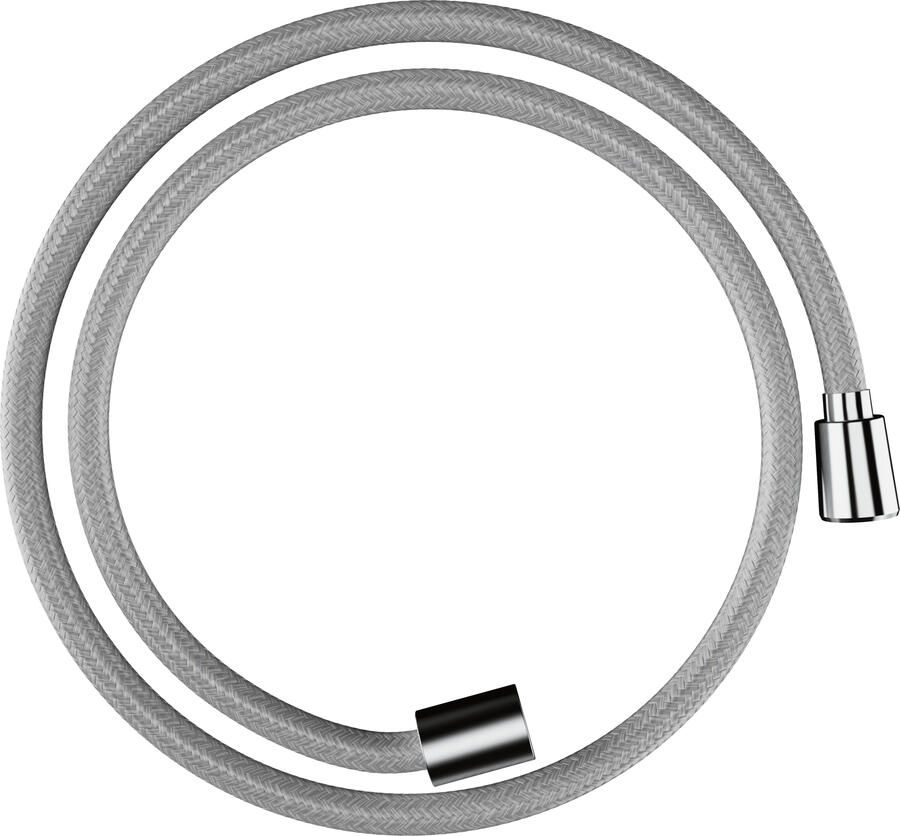 Hansgrohe Designflex doucheslang textiel 1 2x125cm met anti-knikbescherming chroom