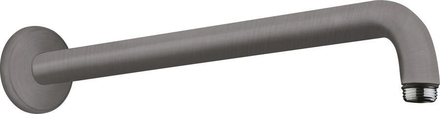 HANS GROHE Hansgrohe Shower arm Douchearm wand 390mm arm G1 2" geborsteld zwart chroom