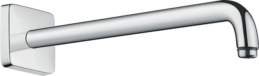 Hansgrohe douchearm E zonder kogelgewricht 1 2 x38.9cm 90° incl. rozet chroom 27446000