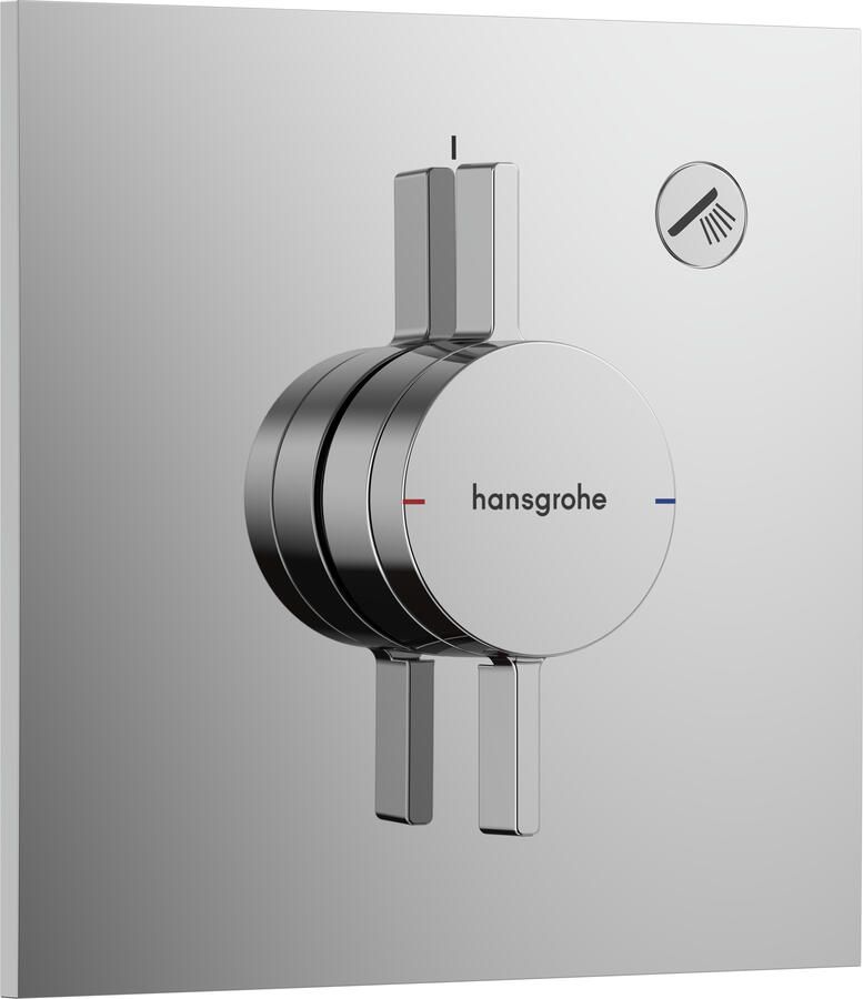 Hansgrohe Duoturn E inbouwkraan voor 1 functie chroom 75617000