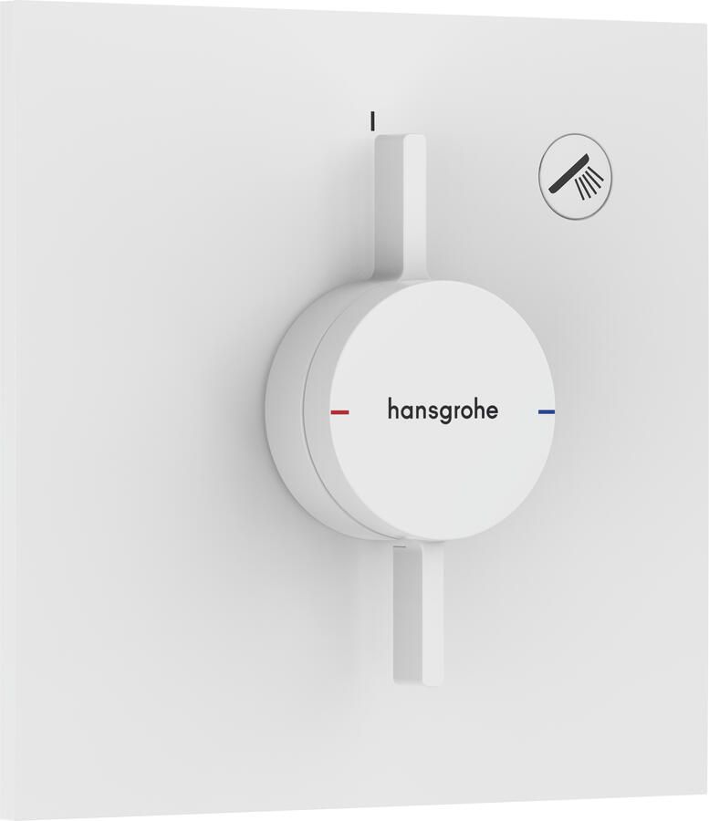 Hansgrohe Duoturn E inbouwkraan voor 1 functie mat wit 75617700
