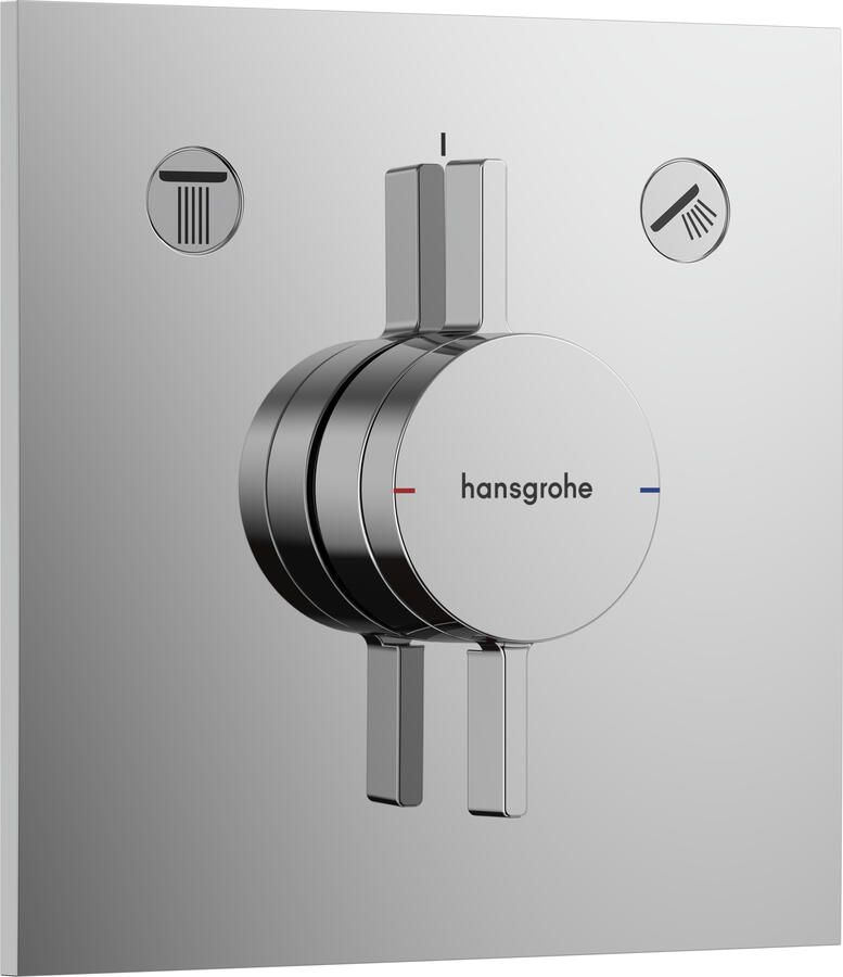 Hansgrohe Duoturn E inbouwkraan voor 2 functies chroom 75417000