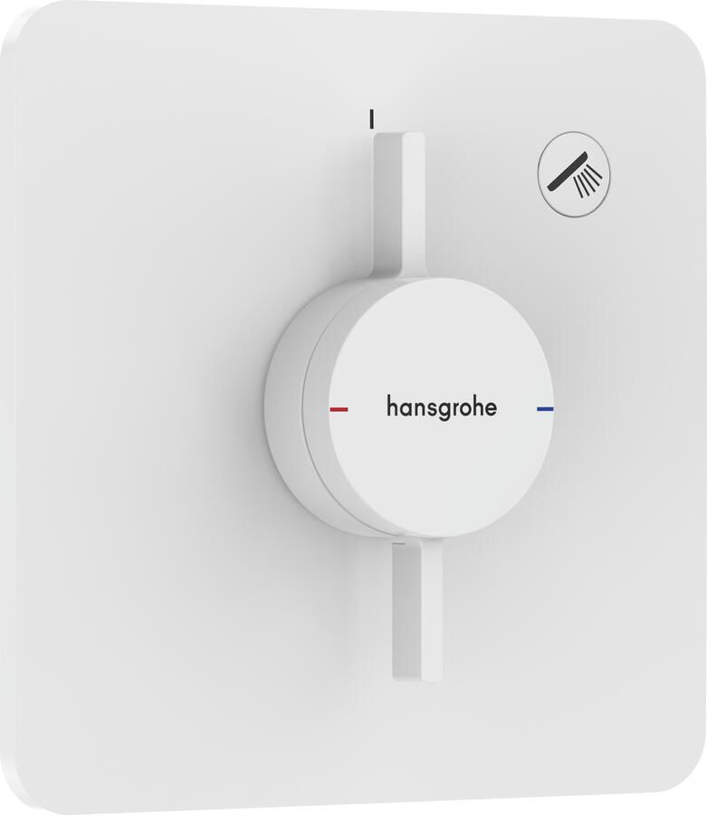 Hansgrohe Duoturn Q inbouwkraan voor 1 functie mat wit 75614700