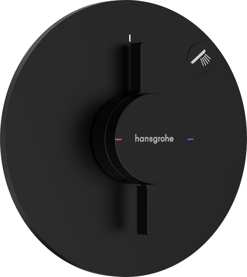 Hansgrohe Duoturn S inbouwkraan voor 1 functie mat zwart 75618670