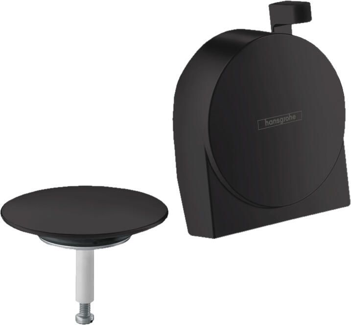 Hansgrohe Exafill S afbouwdeel v. badafvoer- overloop- en vulcombinatie mat zwart 58117670
