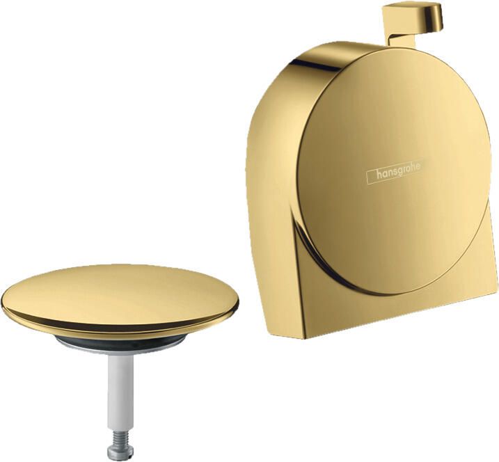 Hansgrohe Exafill S afbouwdeel v. badafvoer- overloop- en vulcombinatie polished gold 58117990