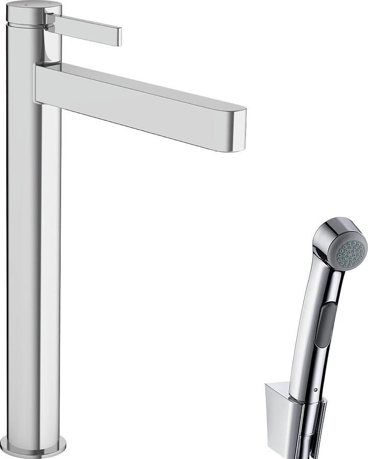 Hansgrohe Finoris ééngreeps wastafelmengkraan 260 met bidethanddouche en doucheslang 160 cm chroom