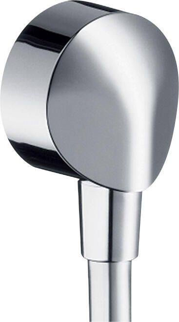 Hansgrohe FixFit Fixfit muuraansluitbocht met geïntegreerde terugslagklep chroom