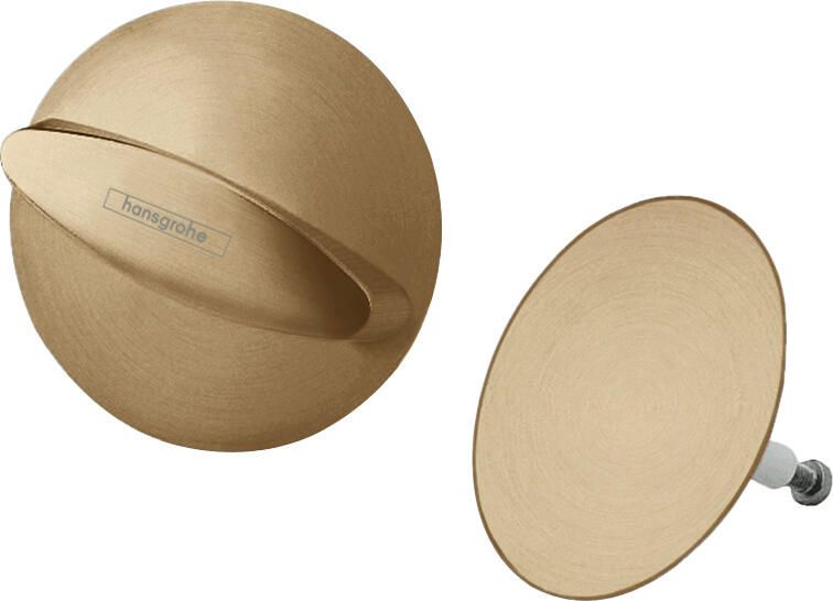 Hansgrohe Universeel Flexaplus afbouwdeel v. badafvoer- en overloopcombinatie brushed bronze 58185140