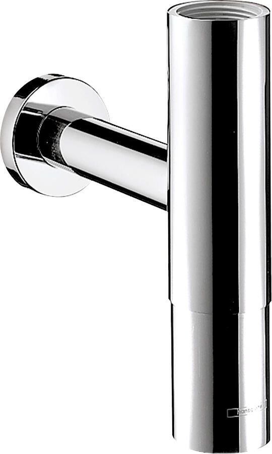 Hansgrohe Flowstar Premium verstelbare designbekersifon 5 4 met muurbuis met rozet chroom 52100000