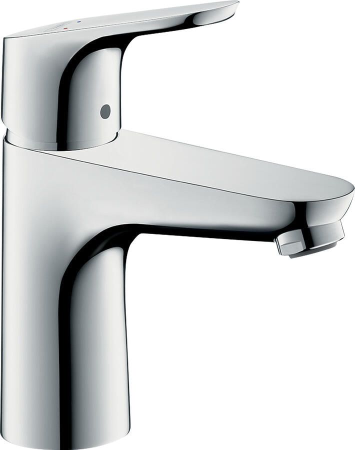 Hansgrohe Focus E2 wastafelkraan inclusief ComfortZone 100 met waste chroom 31607000