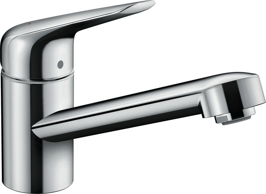 Hansgrohe Focus M42 ééngreeps keukenmengkraan met draaibare uitloop coolstart en ecoclick 14 5 cm chroom