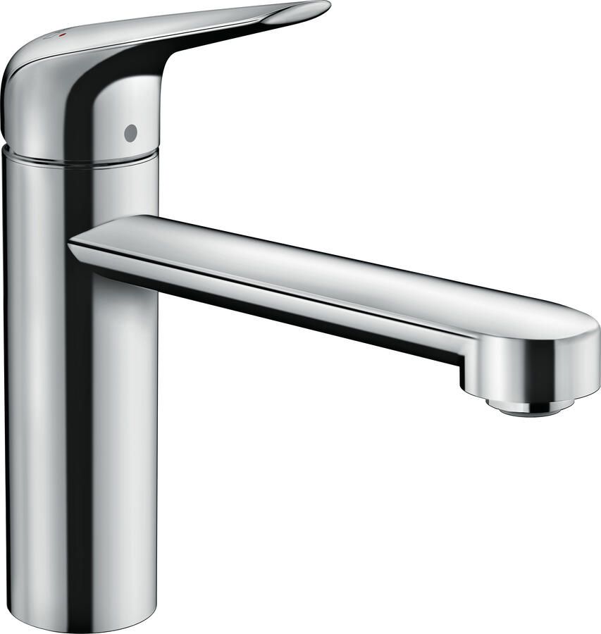 Hansgrohe Focus M42 ééngreeps keukenmengkraan met draaibare uitloop coolstart en ecoclick 22 1 cm chroom