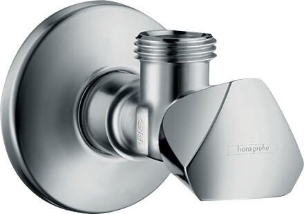 Hansgrohe hoekstopkraan E m. afdekrozet Ø 54mm chroom 13903000