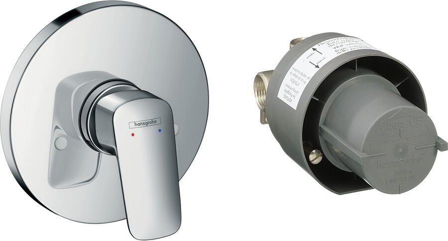 Hansgrohe Logis inbouw douchemengkraan inclusief inbouwdeel chroom