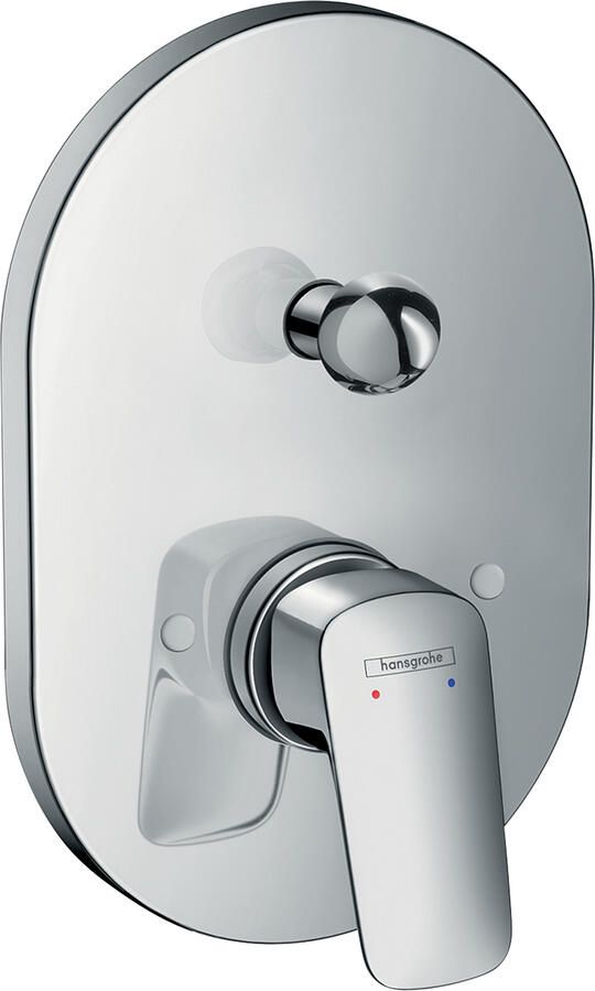 Hansgrohe Logis ééngreeps badmengkraan afbouwdee voor inbouwdeel 31741180 chroom
