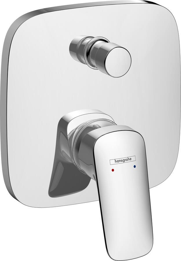 Hansgrohe Logis afbouwdeel voor inbouw badkraan met omstel voor I box universeel inbouwdeel chroom 71405000