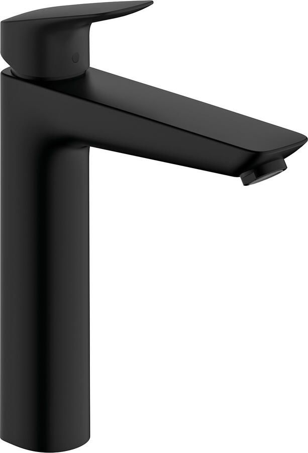 Hansgrohe Logis ééngreeps wastafelmengkraan 190 zonder afvoer mat zwart