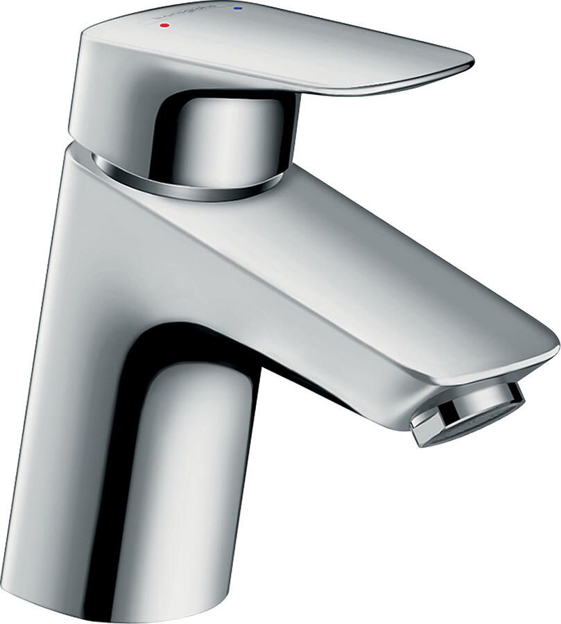 Hansgrohe Logis ééngreeps wastafelmengkraan 70 met Push-Open afvoer chroom