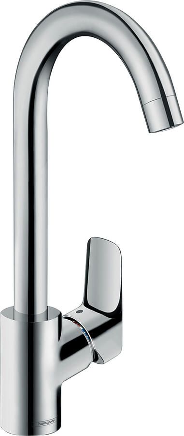 Hansgrohe Logis M31 ééngreeps keukenmengkraan 260 met draaibare uitloop chroom