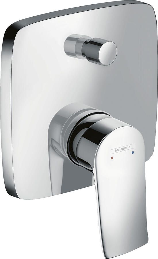 Hansgrohe Metris ééngreeps badmengkraan afbouwdeel met zekerheidscombinatie voor iBox Universal chroom