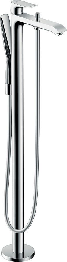 Hansgrohe Metris afdekset vrijstaande badkraan m omstel m garnituur chroom 31471000