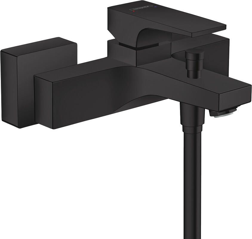 Hansgrohe Metropol badkraan met omstel met koppelingen mat zwart 32540670