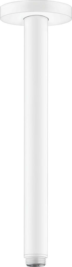 Hansgrohe plafondbevestiging S G 1 2x30cm mat wit 27389700