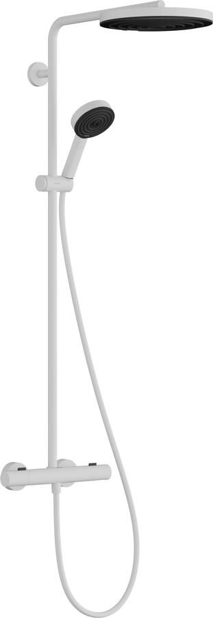 Hansgrohe Pulsify S Puro Showerpipe 260 1jet EcoSmart met thermostaat en handdouche 3jet mat wit