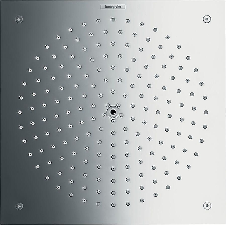 Hansgrohe Raindance air afdekset voor hoofddouche 26x26cm plafondaansl. chroom 26472000