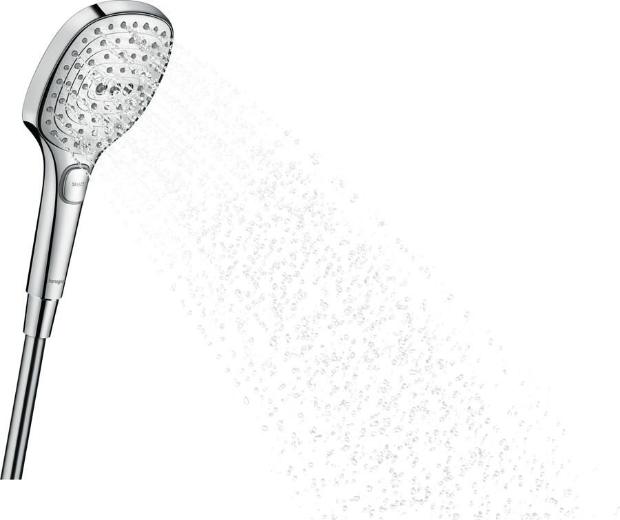 HANS GROHE Hansgrohe Raindance Select E RainAir handdouche 120mm 3jet chroom wit 26520400