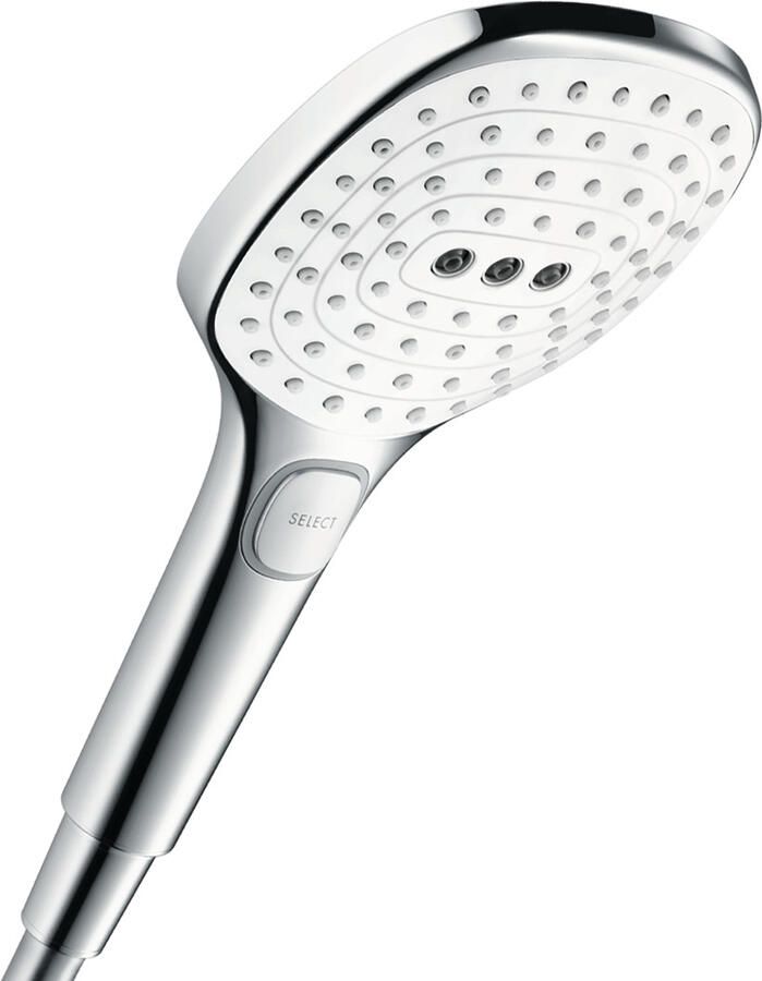 HANS GROHE Hansgrohe Raindance Select E EcoSmart RainAir Handdouche 120mm 3jet chroom wit 26521400